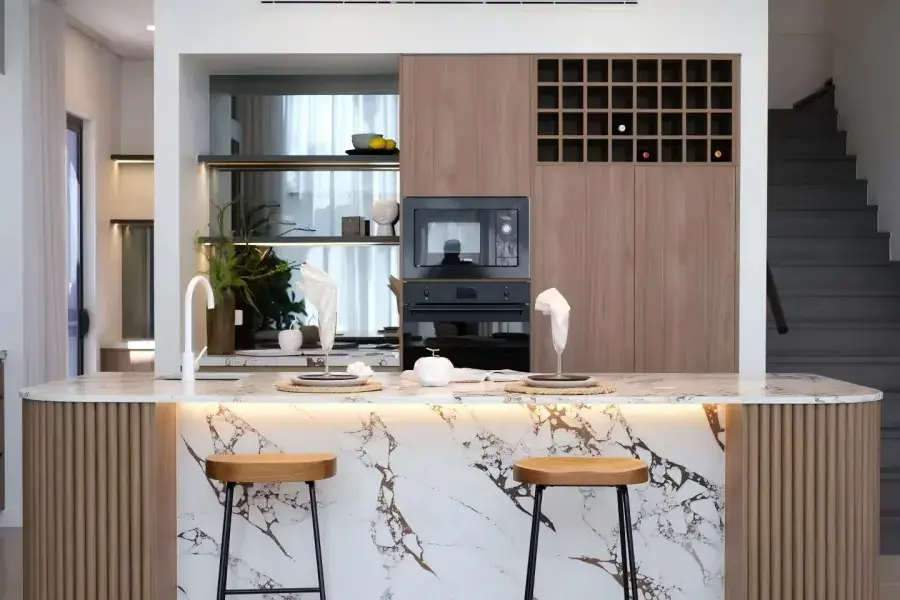 Sintered Stone Kitchen Island application